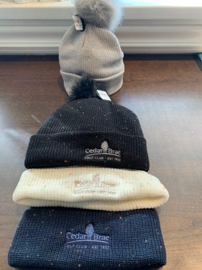 CedarBrae Logo Pompom Toque