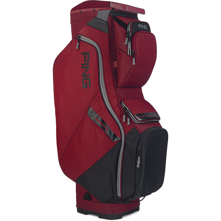 Ping Traverse Cart Bag - Red/Black